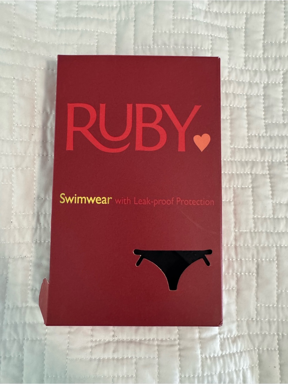 Women’s Black Swim Bikini Bottoms with Leak-Proof Protection